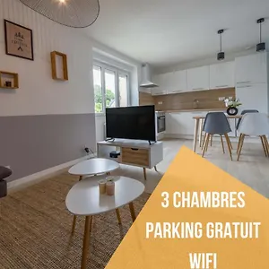 3 - Parking - Wifi - Buanderie - Jardin Brest